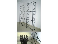 佛山广告喷绘公司/易拉宝X展架快幕秀制作/拉网展架批发厂家图3