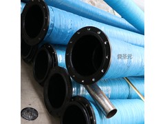 煤矿用法兰钢丝骨架管8寸大口径波纹胶管排水抽沙用图3