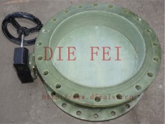 蜗轮玻璃钢蝶阀图2