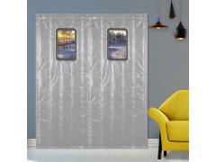 武汉皮革门帘,皮革棉门帘图2