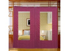 武汉皮革门帘,皮革棉门帘图3