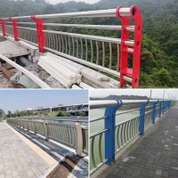 河道隔离栏杆河边防护栏 桥梁防撞护栏定制