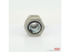 316不锈钢外丝直接头/六角方帽端接式软管连接器图2