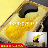 河北华企吹制心形玻璃酒瓶内置物玻璃酒瓶高硼硅玻璃工艺酒瓶泡酒器