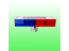 甘肃太阳能一体式警示灯 双面红蓝警示灯报价图2