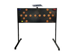 双向太阳能导向牌 黑色太阳能导向灯生产厂家图2