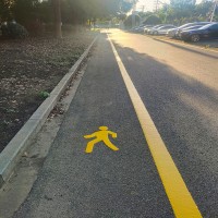 苏州人行道线、工厂行人通道划线、工业园区道路标线施工、车行道画线