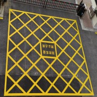 太仓消防标识、消防通道画线标准、苏州消防车道禁止占用黄线施工规格