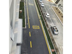 太仓消防标识、消防通道画线标准、苏州消防车道禁止占用黄线施工规格图2