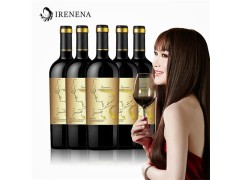 温碧霞自创IRENENA红酒VCE1号进口法国干红葡萄酒